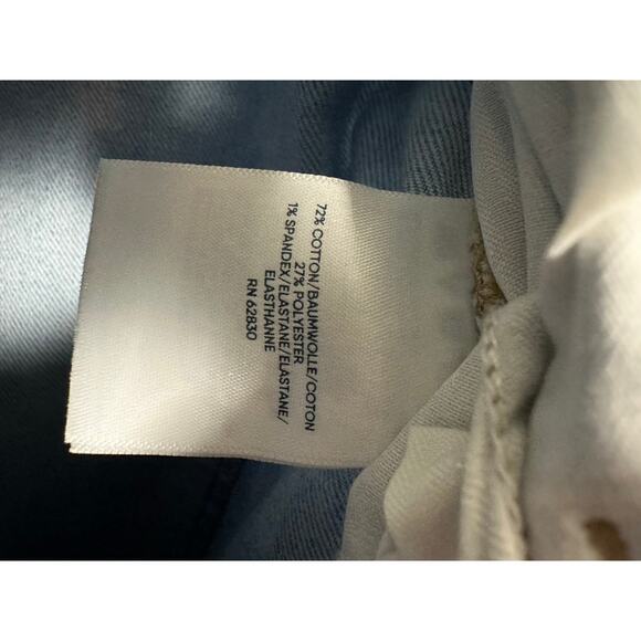 Lands End women’s straight leg jeans, light wash mid rise triadMom plus size  - Picture 4 of 11